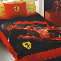 Комплект "Ferrari": покрывало и наволочка артикул 3430e.